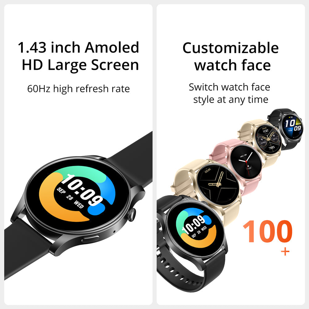 Chytré hodinky Colmi V73 s velkým AMOLED displejem a přizpůsobitelnými tapetami