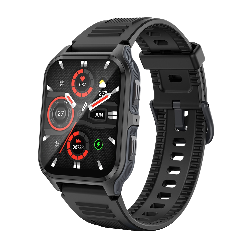 Chytré hodinky COLMI P73, 1,9″ displej, venkovní volání, vodotěsné, IP68, černé